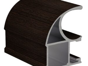 Профиль вертикальный асимметричный Лайт венге тёмный (5400) АВД-ПВАЛЛ 1396