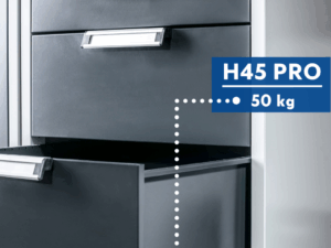 Направляющие шариковые полного выдвижения 45/500 мм, 50 кг PK-PRO-H45-500 18196