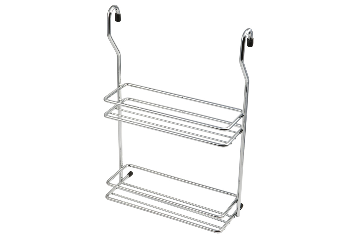 Корзина на трубу d16 двойная малая CWJ116B хром AKS 61603