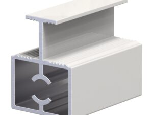 SLIM Разделительный профиль под винт АВД-3756 белый мат. Ral 9016 1 метр. 1346