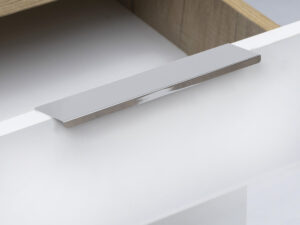 Ручка меб. накладная алюм. INSIDE 192/225 хром, AKS 64362