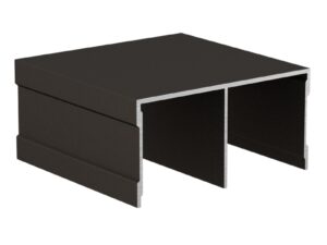 Направляющая верх АВД-0702 коньяк анод 1 метр 1602