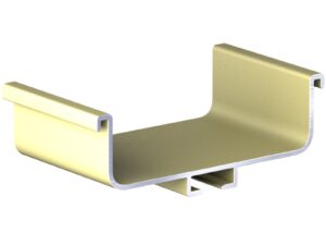 Профиль средний на нижнюю базу С-образн, золото  АВД-4466 1 метр 1914