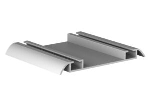 Направляющая низ АВД-0711 Ral 9016 белый мат. 1 метр 1348