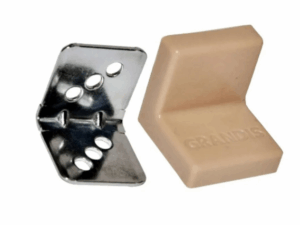 Уголок крепежный 25x25 мм толщ.1,2мм с крышкой, груша 10-419P  0306296