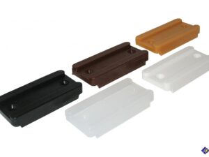 Подпятник черный прямоугольный  Г  0910133