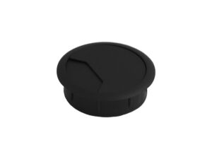 Пропуск кабельный пластик D60мм черный 08379