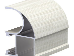 Профиль вертикальный асимметричный Лайт лиственница белая (5400) АВД-ПВАЛЛ 1395