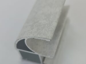 Профиль вертикальный асимметричный Лайт бетон серый (5400) АВД-ПВАЛЛ 1397