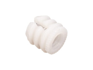 Втулка М6*11*11 пластик, белая (уп/1тыс.шт) 73722