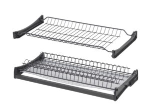 Сушка для посуды 500 HUGO с профилем, графит AKS 113240