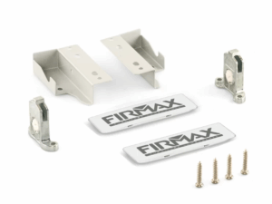 Комплект креплений Firmax H 84 мм ( держ. фасада и задней стенки) белый для ящика Newline FRM0900.07