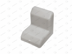 Уголок крепежный 21*21 мм с крышкой, 029.12 серый  0306302