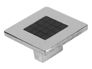 Ручка Купол Metax (хром/черный) 133208