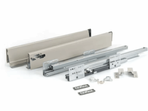 Комплект ящика Firmax Newline длина 500 мм, высота 84мм с доводчиком, серый FRM0950.043