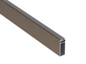 Штанга гардеробная прямоуг. FAME L-3000 с демпфером, латунь браш AKS 113674