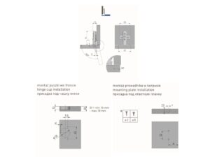 Петля GTV НС 09 накладная с доводчиком ZM-INHC090BEO  10028