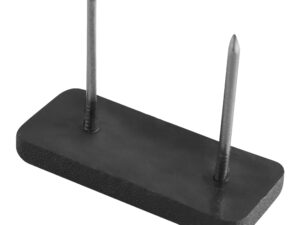 Подпятник на 2-х гвоздях, черный 00014317