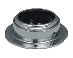 Крепление трубы d50 нижнее, хром AKS 12113