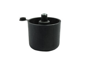 Опора меб. пласт. WPJA-22 h44 регул. черный AKS (американка) 29144