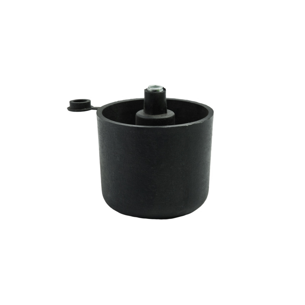 Опора меб. пласт. WPJA-22 h44 регул. черный AKS (американка) 29144