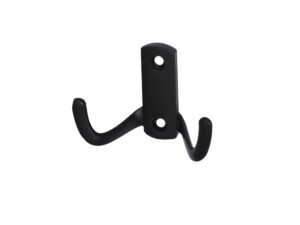 Крючок меб. двухрожковый мет. WP13 черный AKS 69606