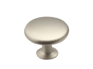 Ручка-кнопка H76, матовый никель d=30 мм 108893