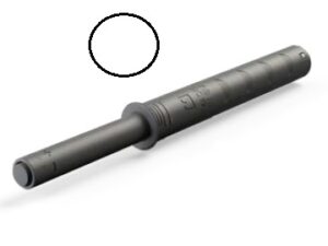 Толкатель белый  с резиновым наконечником  944.R036.01.CB