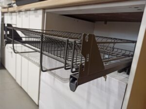 Корзина для посуды "Вариант Мульти" в нижн шкаф 600 без направл. металл графит WE29.0631.01.924 2086