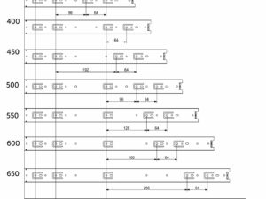 Направляющая шариковая L-300 h=45 AKS LIGHT 22996