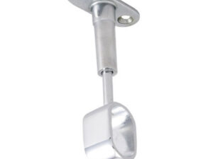 Держатель дистанционный проходной трубы овальн. 30*15 (935) регулируемый, хром AKS 20456