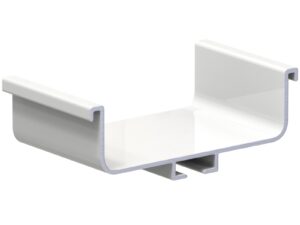 Профиль средний на нижнюю базу С-образн, белый мат.9016 АВД-4466 1 метр 1334