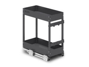 Двухуровневая корзина EVA Dark Side, в базу 300мм, плав.закрывание, графит 4154