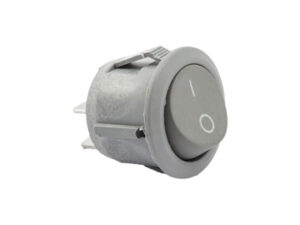 Выключатель механический, врезной, серый, AKS 81002