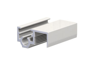 SLIM Профиль горизонтальный верх АВД-3766 белый мат. 1 метр 1358