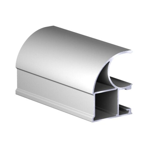 Профиль вертикальный асимметричный АВД-0575 серебро анод 5,4 метра 1587