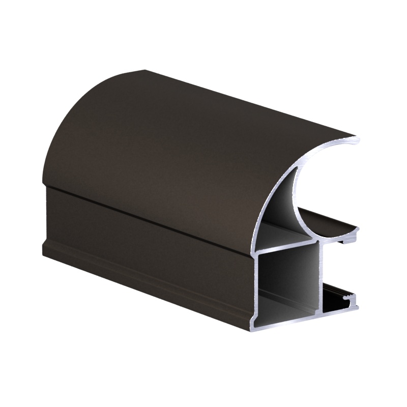 Профиль вертикальный асимметричный АВД-0575 коньяк анод 5,4 метра 1589