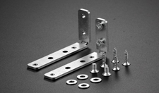 Комплект креплений горизонтальных профилей GOLA , металл 16447