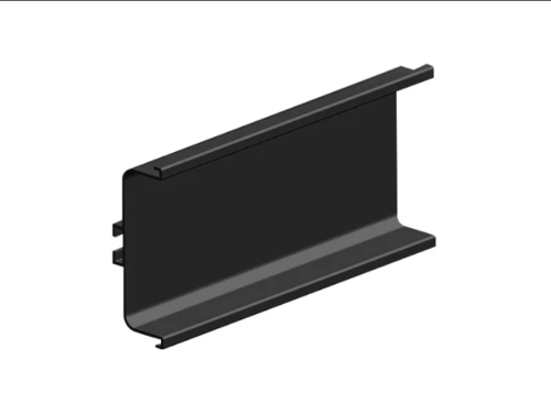 Профиль С-образный L=4050 Черный анодированный s. 1002173