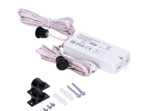 Выключатель бесконтактный на преграду, двойной, врезной/накладной, 230V, 500W, AKS 123179