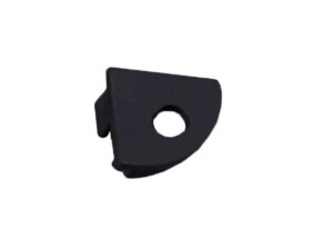 Заглушка к алюминиевому профилю ORION-1616C, форма четверть круга, цвет черный, AKS 82536