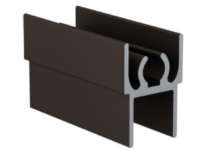 Профиль горизонтальный верх АВД-0607 коньяк анод 1 метр 1594