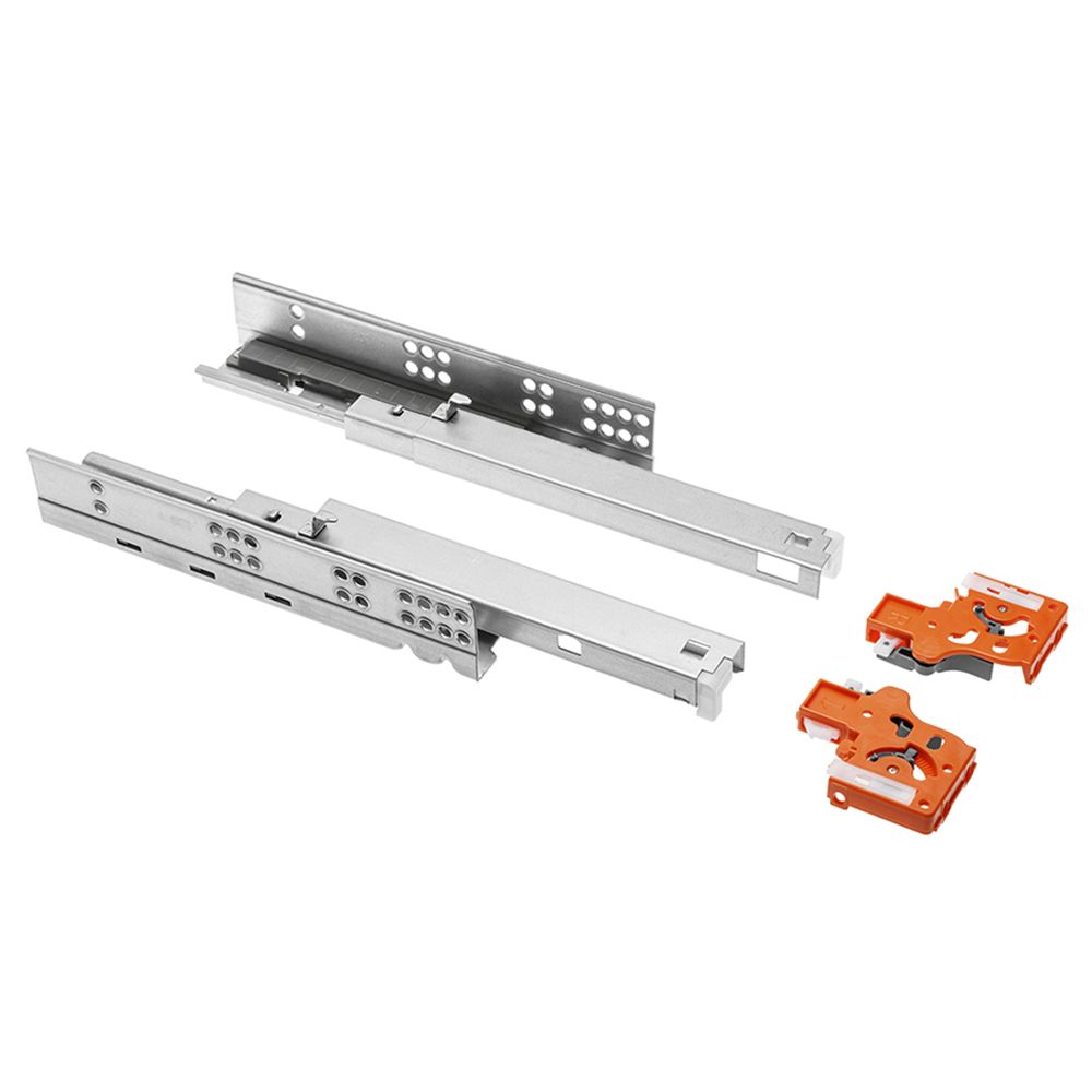 Направляющие скрытого монтажа MODERN SLIDE L-250 полного выдв Push to open 12648