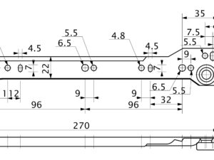 Система ящиков Металбокс AKS L-500 белый H=86 левая+правая 22313