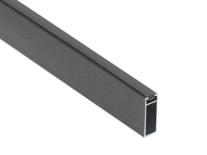 Штанга гардеробная прямоуг. FAME L-3000 с демпфером, графит браш AKS 113675