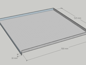 Гигиенический поддон алюм.550 (гл.500)  1075