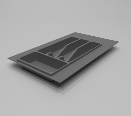 Лоток для столовых приборов в базу 350 мм, Темно-серый Lt.0350.dgr 773518