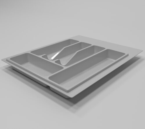 Лоток для столовых приборов в базу 450 мм, Серый 773521