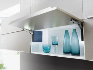 TOP STAY SQ PUSH NEW для откидных фасадов, индекс  580-1350, h=250-400 мм, серый DTCSQ01.043/P 17403