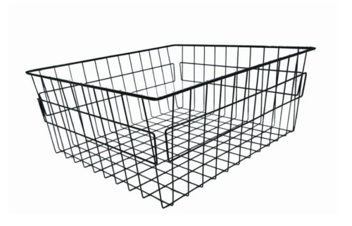 Корзина выдвижная 60IV (555х485х200), в модуль 600 мм, антрацит, без направляющих 26015